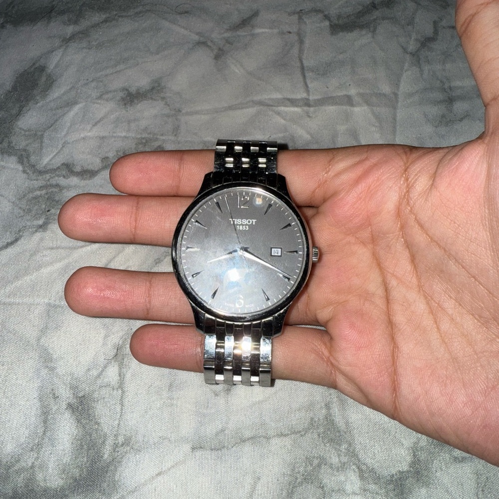Tissot Classic Silver Watch for Men